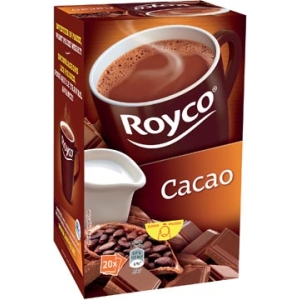 046740 0467 04674 royco cecemel choco chocodrink chocolademelk chocomelk cacao pak 20 zakjes 286018 683631 3378501 46740 5410056185753 5410056785755 niet van toepassing warme dranken