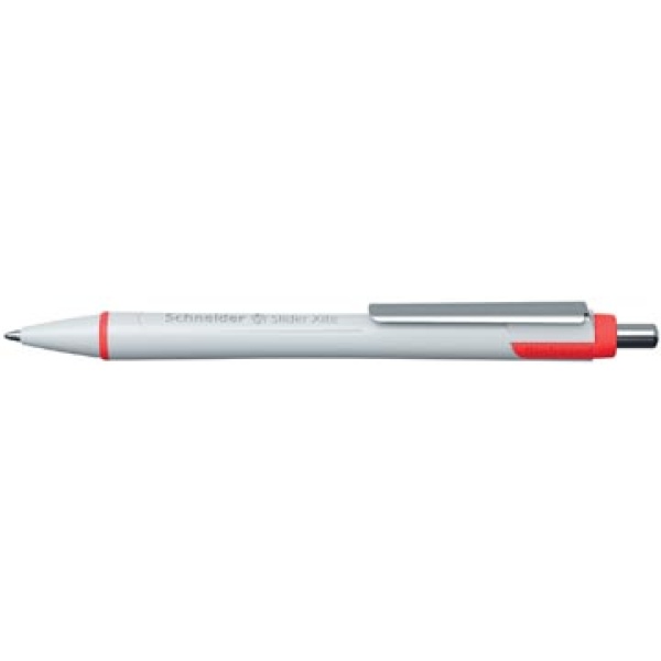 133202 1332 13320 schneider ballpoint balpen balpennen bic pen pennen schrijfgerei stylo slider xite rood navulbaar intrekbaar