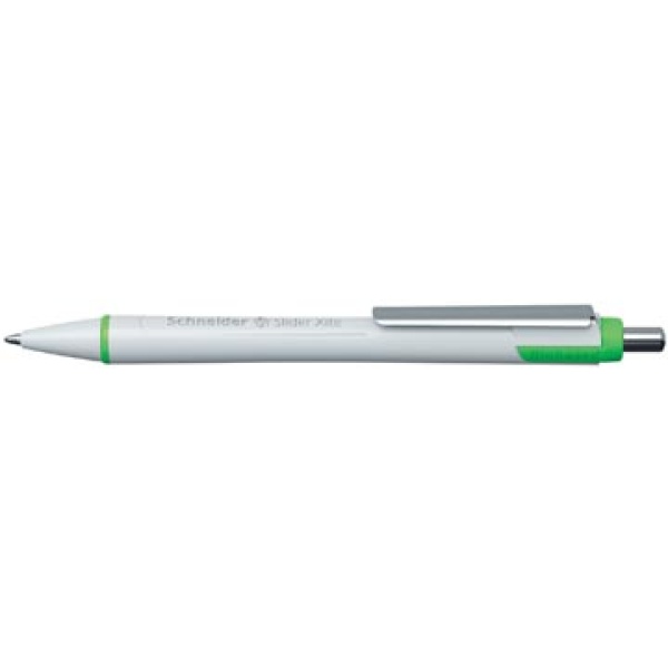 133204 1332 13320 schneider ballpoint balpen balpennen bic pen pennen schrijfgerei stylo slider xite groen navulbaar intrekbaar