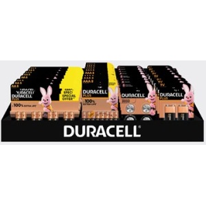 143814 1438 14381 duracell batterij batterijen batterijtje batterijtjes knoopcel knoopcellen knopcel knopcellen plus 100 % aa aaa 9v cr2032 display 41 stuks 5000394143814 niet van toepassing