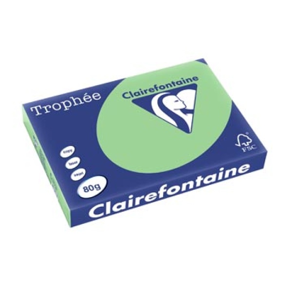 1773c 1773 clairefontaine clairfontaine papier printpapier a3 natuurgroen 80 gekleurd g trophée pastel vel 13cla1773 288574dn m7-500118 6877475 3329685177300 3329680177305 80 g groen voor laser voor inkjet voor kopieertoestel ecologisch fsc mix{{fsc_m}}