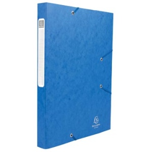 18505h 1850 18505 exacompta box documentenbox elastobox karton blauw rug 2 5 cm 5/10e kwaliteit cartobox elastoboxen a4 elastieken 4765311 3141879051858 3141870501857 2 5 cm rugetiket ecologisch fsc certified verzamelbox