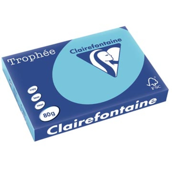 1889 clairefontaine clairfontaine papier printpapier a3 helblauw 80 gekleurd g trophée pastel vel 13cla1889 288574hu 311086 m7-500111 3098393 883493 cs-883493 1889c 3329685188900 3329680188905 80 g voor laser voor inkjet voor kopieertoestel ecologisch fsc mix{{fsc_m}}