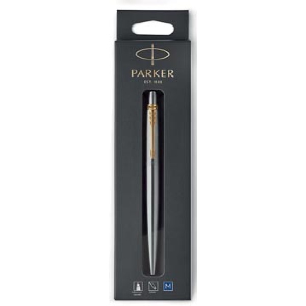 1953206 1953 19532 195320 parker ballpoint balpen balpennen bic pen pennen schrijfgerei stylo jotter stainless steel gt op blister 13501179532063 3501179532066 zilver navulbaar intrekbaar ecologisch