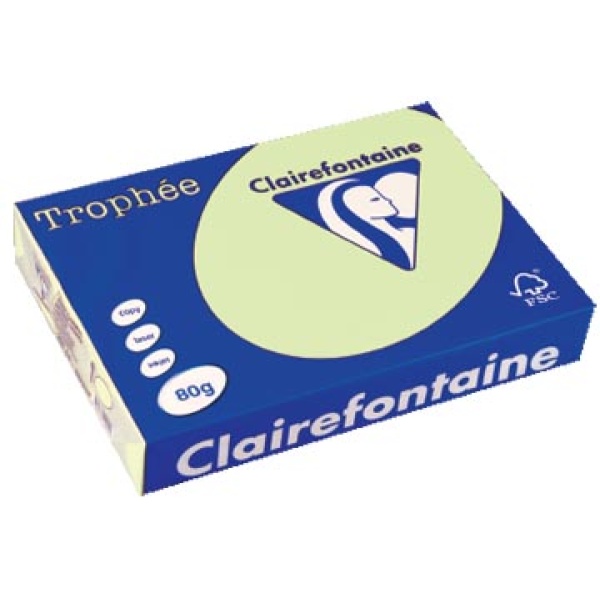 1974c 1974 clairefontaine clairfontaine papier printpapier groen a4 lichtgroen 80 gekleurd g trophée 500 vel 13cla1974 288672hn 368838 m7-500075 6877954 3329685197407 3329680197402 80 g voor laser voor inkjet voor kopieertoestel ecologisch fsc mix{{fsc_m}}