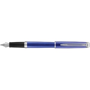2042966 2042 20429 204296 waterman inktpen pen pennen schrijfgerei vulpen vulpennen hémisphère bright blue palladium detail 3026980429669 blauw