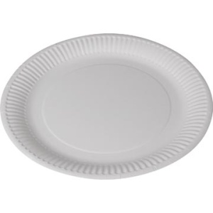 21101 2110 merkloos bord borden glas glasbord rond gecoat wit diameter 23 cm karton pak 100 stuks 8713211211012 tbc opdienen en serveren