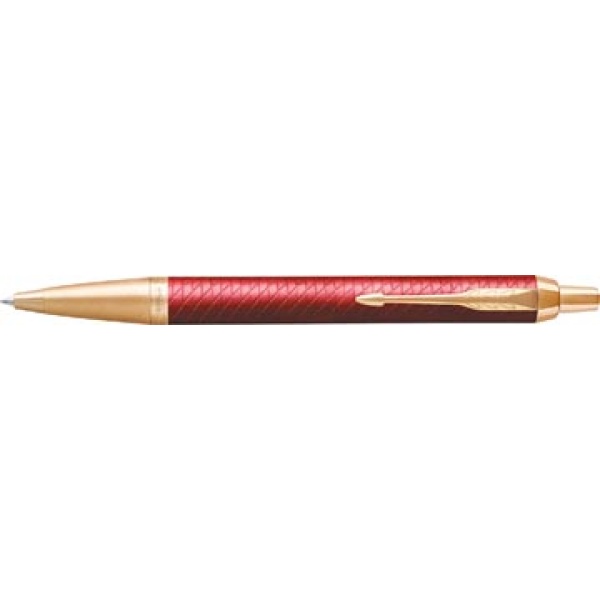 2143644 2143 21436 214364 parker ballpoint balpen balpennen bic pen pennen schrijfgerei stylo im premium medium in giftbox deep red rood/goud 13026981436441 3026981436444 rood navulbaar intrekbaar