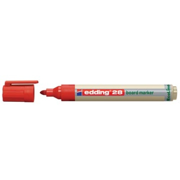 28r edding markers stift stiften whiteboard whiteboardstift witbordmarker witbordstift witbordstiften marker rood whiteboardmarker ecoline e-28 whiteboardmarkers navulbaar 1055027 a7-630452 11edd4445002 311930 3728025 5030085 5468958 630452 840967 10048002 4-28002 4004764918188 4004764918171 1 5 - 3 mm rond ecologisch