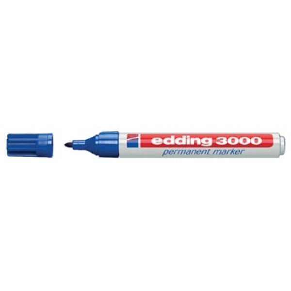 3000b 3000 edding alcoholstift marker blauw rond permanent 11edd30001 a7-630003 1268954 148077 3764010 3764039 630003 840970 35003 4-3000003 4004764476596 4004764427093 4004764007981 1 5 - 3 mm navulbaar alcohol