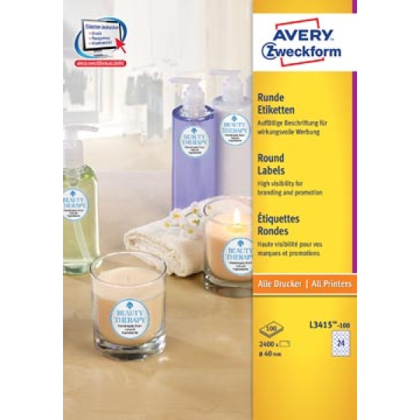 3415100 3415 34151 341510 zweckform etiket etiketje etiketjes label labels rond wit diameter 40 mm avery ronde etiketten 13her4476 6866581 317428 329329 631072 zwe80081 l3415-100 4004182230008 4004182034156 40 mm 2400 24 ecologisch fsc mix{{fsc_m}}