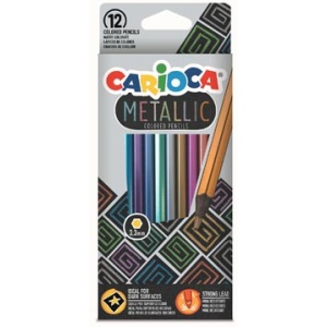 43164c 4316 43164 carioca kleuren kleurpotloden kleurpotlood kleurtjes potloden potlood metallic 12 stuks in kartonnen etui 8003511631642 8003511731649 8003511431648 assortiment aan kleuren