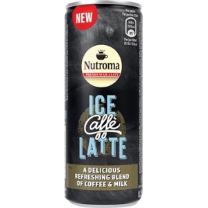 49715 4971 nutroma koffie koffiebonen ice caffè latte blik 25 cl pak 12 stuks 049715 5414150410643 koude dranken niet van toepassing