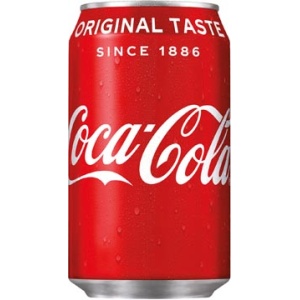 52060 5206 coca cola company drank dranken drankje drankjes drinken frisdrank frisdranken fruitsap appelsiensap coca-cola fat blik 33 cl pak 24 stuks 897061 052060 5449000000279