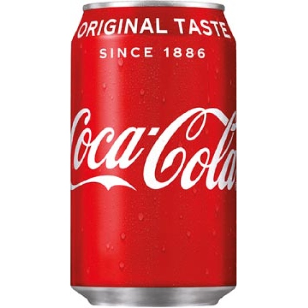 52060 5206 coca cola company appelsap drank dranken drankje drankjes drinken frisdrank frisdranken fruitsap appelsiensap coca-cola fat blik 33 cl pak 24 stuks 680501 897061 052060 5449000000279 koude dranken