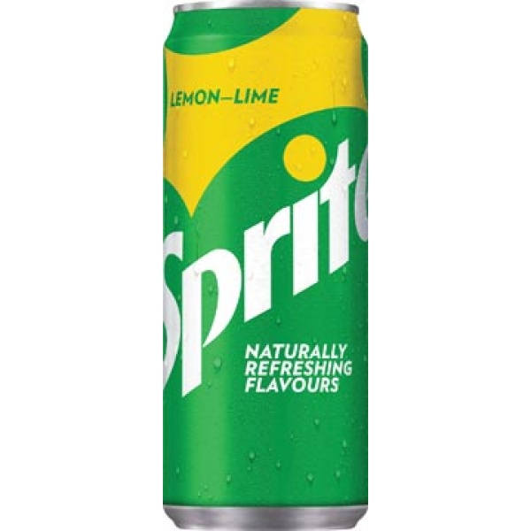 52071 5207 appelsap drank dranken drankje drankjes drinken frisdrank frisdranken fruitsap appelsiensap sprite sleek blik 33 cl pak 24 stuks 052071 koude dranken niet van toepassing