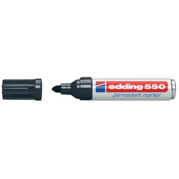 550z edding alcoholstift permanent marker zwart rond permanente e-550 navulbaar 10549845 11edd4501001 a7-630131 1636883 6692814 3762413 630131 820054 4-550001 4501001 4004764057757 4004764023769 4004764023738 3 - 4 mm alcohol