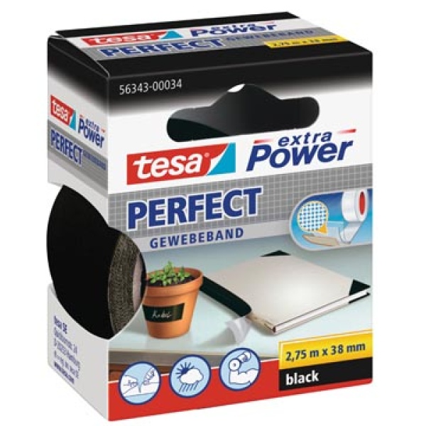 56343z 5634 56343 tesa duck ducktape kleefband plakband powertape tape textieltape 2 ft 38 mm x 75 m zwart extra power perfect 12tes563433403 6885143 12tes563441303 7118850 770486 805426 805431 tes11019 56343-00034-04 4042448044150 4042448044167 4042448051097 4042448032386