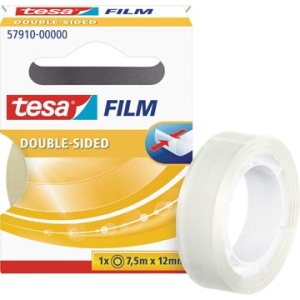 57910 5791 tesa kleefband plakband tape tesafilm double-sided ft 7 5 m x 12 mm 4042448903105 4042448899729 niet van toepassing