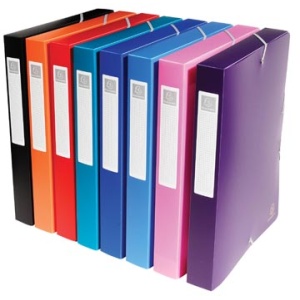 5970e 5970 exacompta box documentenbox elastobox rug 4 cm geassorteerde kleuren elastoboxen a4 pp 8072169 3130632059705 3130630059707 4 cm assortiment aan kleuren
