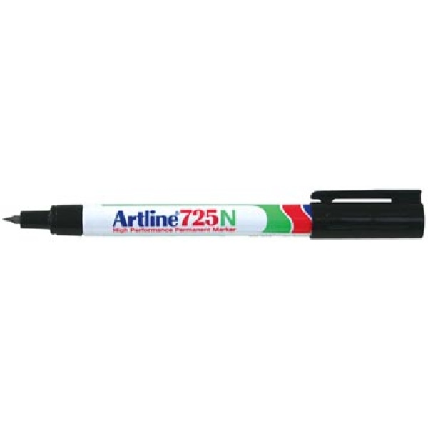 725z artline alcoholstift marker zwart 725n permanent 11art0641203 630711 1311710 630500 635411 895552 0641203 54974052800592 4974052800597 5410631063254 0 4 mm fijn navulbaar alcohol