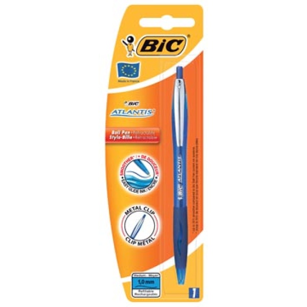 8031246 8031 80312 803124 bic ballpoint balpen pen pennen schrijfgerei stylo atlantis blauw op blister 1 soft mm balpennen medium intrekbaar navulbaar 11bic892414 318815 326033 4987927 5286519 616013 616025 0070330136663 3086128031246 1 mm