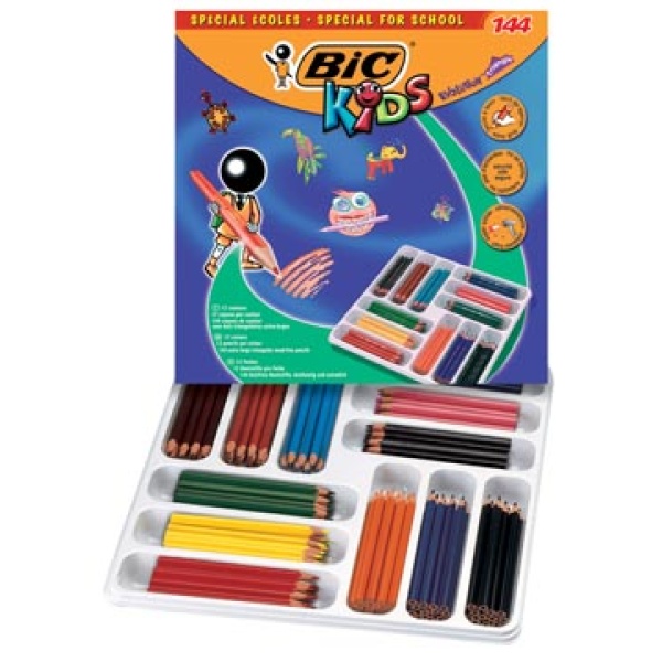 807400 8074 80740 bic kids kleuren kleurpotlood kleurtjes 144 evolution potloden classpack ecolutions kleurpotloden potlood 339288 4935006 5282172 640445 977428 8878301 03086128878308 3086124001052 assortiment aan kleuren ecologisch nf environnement{{nf}}