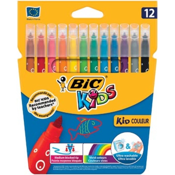 841798 8417 84179 bic kids schrijfgerei viltstift 12 kid couleur stiften 11bic841798 339310 348346 3110363 6712560 631395 9202936 03086129202935 3270220002727 assortiment aan kleuren