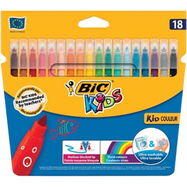 841799 8417 84179 bic kids schrijfgerei viltstift 18 kid couleur stiften 11bic829009 370027 4529367 11bic888681 4218048 631396 9375081 03086129375080 3270220002734 assortiment aan kleuren