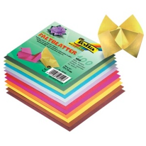 8915 folia origami vouwblaadje vouwpapier ft 15 x cm pak 100 blaadjes vouwblaadjes 4001868189155 4001868089158 assortiment aan kleuren ecologisch pefc certified{{pefc}}