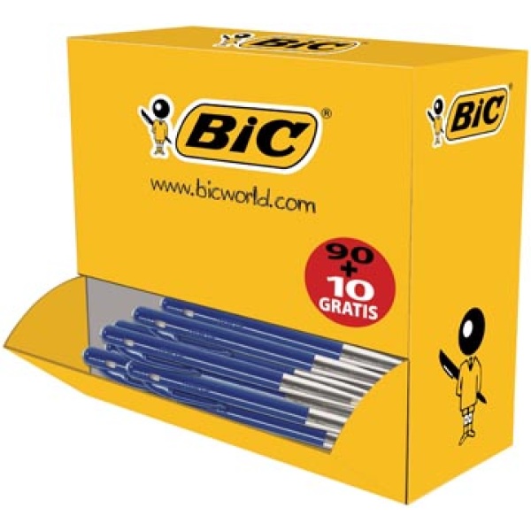 896041 8960 89604 bic ballpoint balpen pen pennen schrijfgerei stylo m10 blauw clic voordeelpak balpennen 11bic896041 322143 5421086 5494545 616343 969168 942915 03086129429158 3086123278257