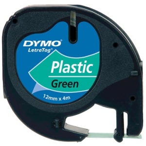 91204 9120 dymo beletteringsysteemtape beletteringsysteemtapes etiket labels tape beletteringsysteem groen plastic letratag 12 mm tapes 15dymo91204 6846148 a7-931174 730825 870836 931174 dym0091204 s0721640 35411313912045 5411313912143 5411313912044 12 mm