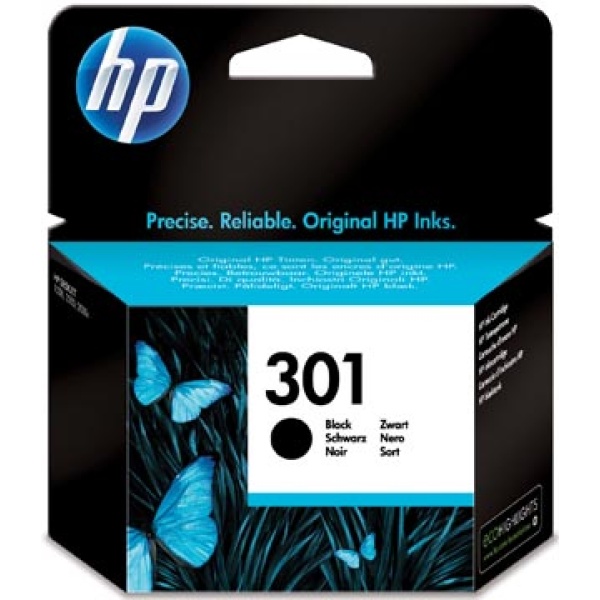 ch561e1 ch56 ch561 ch561e hewlett packard cartridges inkjets inkpatronen inkt inktcartridge inktpatroon hp ch561ee#301 beveiligingssysteem oem cartridge zwart 301 190 pagina's inkjet 88829017 10884962894429 884962894422 hp 301 hp301