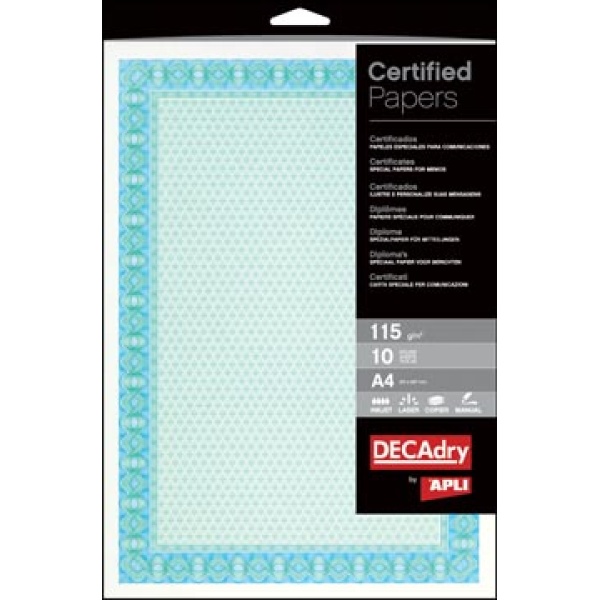 dsd1052 dsd1 dsd10 dsd105 decadry papieren themapapier certificaten ft a4 115 g pak 70 vel papier 5552999 5413493985603 5413493103823 turkoois 110 g voor laser voor inkjet voor kopieertoestel