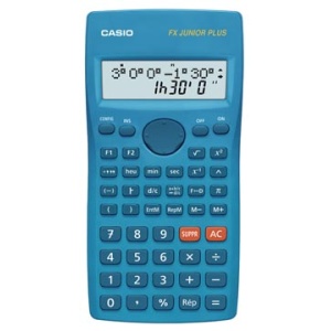 fxjr casio calculator wetenschappelijke rekenmachine fx junior plus rekenmachines 16casfxjunior 339472 8230543 csbtsfxjbb 4549526607189 4549526607165 10 % toets plus/min toets blauw