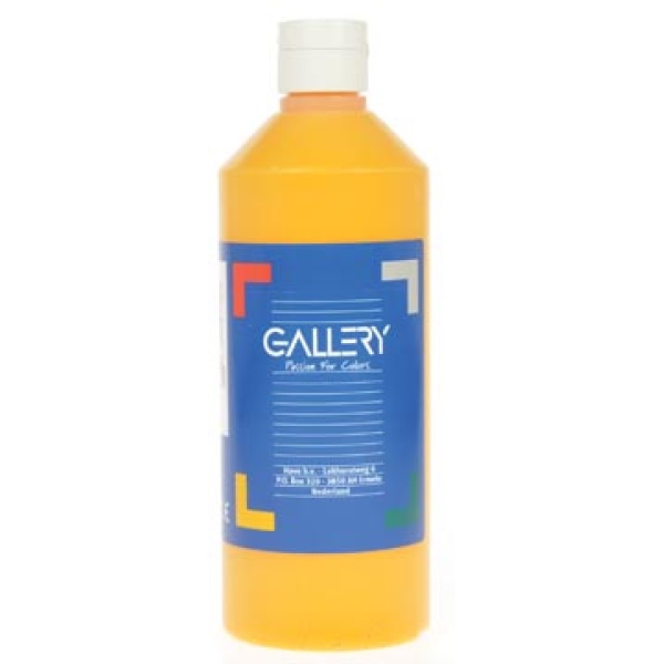 ga00647 ga00 ga006 ga0064 gallery gouache plakkaatverf plakkaatverven verf verven geel flacon 500 ml donkergeel 328109 6893219 31533 5411401066475 5411401006471 ecologisch