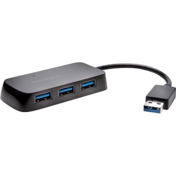 k39121e k391 k3912 k39121 kensington laptoprandapparatuur randapparatuur laptop 4-poorten uh4000 usb 3 0 hub 375263 k39121eu 5028252591508 usb-a zwart