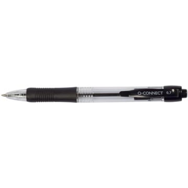 kf00267 kf00 kf002 kf0026 connect Qconnect Quick ballpoint balpen balpennen bic pen pennen schrijfgerei stylo 0 Q-connect 7 medium mm punt retractable zwart 610271 850319023 5706002002671 5708029002672