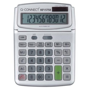 kf15758 kf15 kf157 kf1575 connect Qconnect Quick calculator rekenmachine rekenmachines Q-connect bureaurekenmachine 853133 5705831157583 5706002157586 grijs