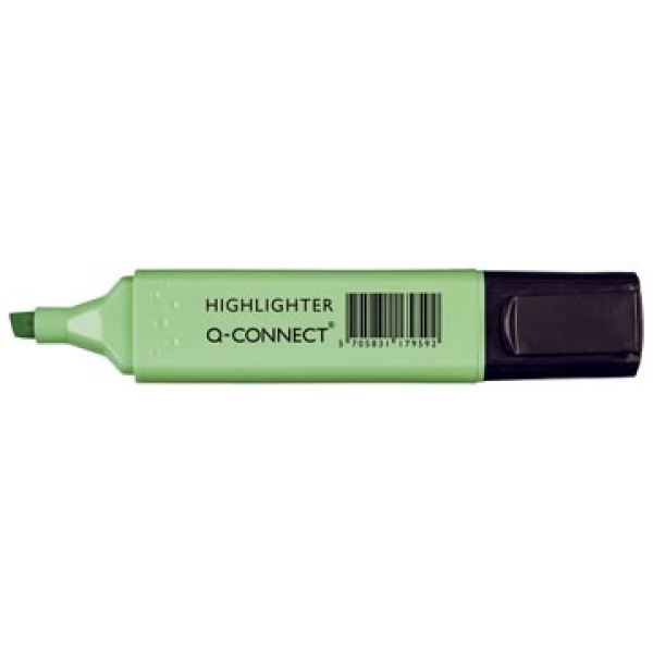 kf17959 kf17 kf179 kf1795 connect Qconnect Quick fluorstift fluostiften markeerstift overlijner overlijners overliner overliners tekstmarker textmarker fluostift arceerstift markeerstiften Q-connect pastel groen 635036 853454111 5705831179592 5708029179596 5706002179595 2 - 5 mm water