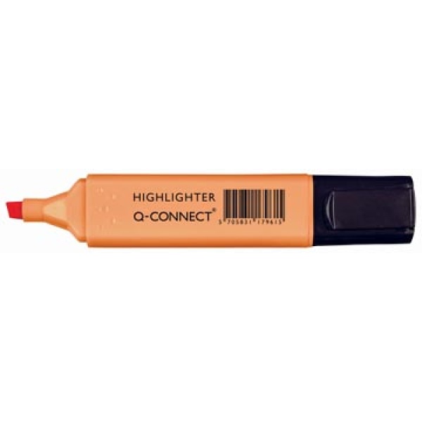 kf17961 kf17 kf179 kf1796 connect Qconnect Quick fluorstift fluostiften markeerstift overlijner overlijners overliner overliners tekstmarker textmarker fluostift arceerstift markeerstiften Q-connect pastel oranje 1400394 853454114 5705831179615 5708029179619 5706002179618 2 - 5 mm water