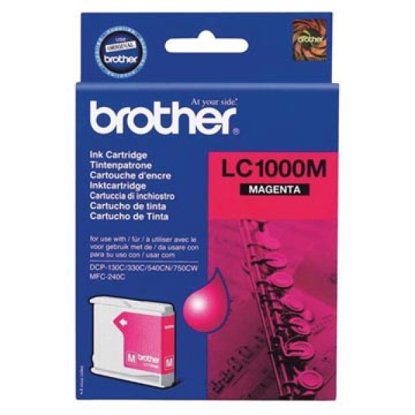 lc1000m lc10 lc100 lc1000 brother cartridges inkjet inkjets inkpatronen inkt inktpatroon cartridge magenta inktcartridge oem 400 pagina's 31brolc1000m a4-brolc1000m 3334286 411725 715060 816531 brolc1000m lc-1000m 1312862 19915 4977766643955 4977766643948 4977766643931