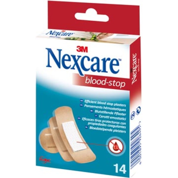 n1714as n171 n1714 n1714a nexcare plakker plakkers pleister pleisters 3m bloedstelpende blood-stop pak 14 stuks 04001895924125 4001895926495 niet van toepassing