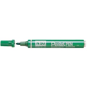 n50v pentel alcoholstift marker merkstift permanent groen pen n50 11penn5002 7135155 a7-631304 631304 penn50g 151016 4902506078094 4902506078018