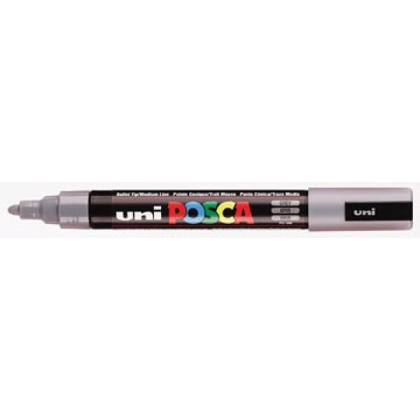 pc5mga pc5m pc5mg uni-ball paintmarker paintmarkers verfmarker verfmarkers posca leigrijs paint marker op waterbasis pc-5m markers 6897667 m7-802112 7085593 ga 4902778107492