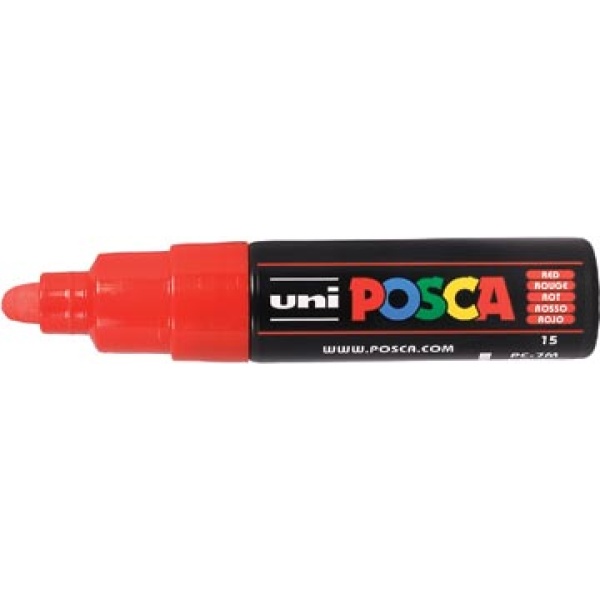 pc7mr pc7m posca marker markers paintmarker paintmarkers verfmarker verfmarkers pc-7m rood r 4548351086886 4902778228357