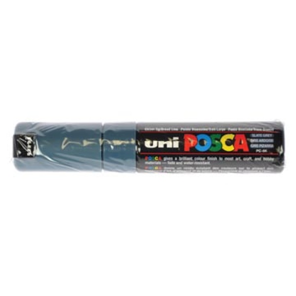 pc8kga pc8k pc8kg uni-ball paintmarker paintmarkers verfmarker verfmarkers posca leigrijs paint marker op waterbasis pc-8k markers 6897929 m7-802157 7085430 ga 4902778107546