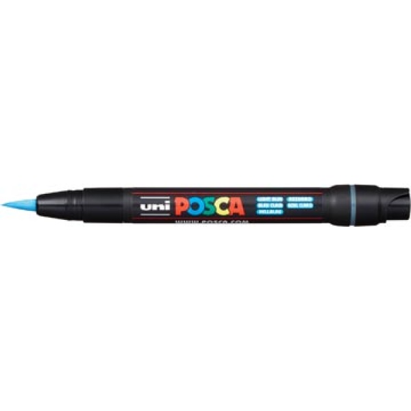 pcf35bc pcf3 pcf35 pcf35b posca marker markers paintmarker paintmarkers verfmarker verfmarkers uni-ball paint op waterbasis brush lichtblauw pcf350 bc 4902778559741