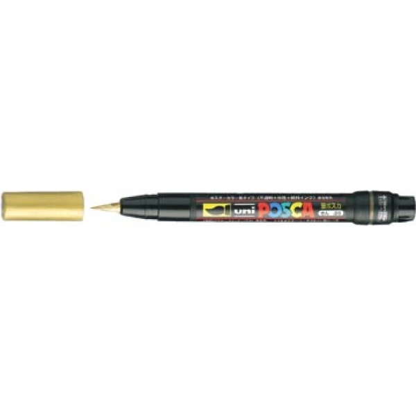 pcf35or pcf3 pcf35 pcf35o posca marker markers paintmarker paintmarkers verfmarker verfmarkers uni-ball paint op waterbasis brush goud pcf350 or 4548351045296 4902778665831