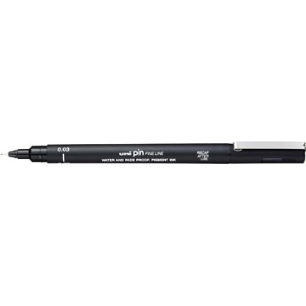 pin003z pin0 pin00 pin003 uni-ball uniball schrijfgerei stift stiften stiftje stiftjes tekenstift tekenstiften tekenstiftje tekenstiftjes ronde pin punt fineliner zwart 0 03 mm 003200 n 14902778230814 4548351088279 4902778230817